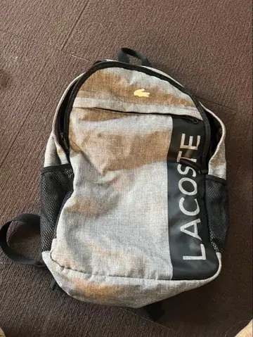 LACOSTE 그레이 백팩 백팩
