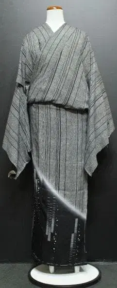 미봉제 순수 실크 세로 명주 여름 아이템 호몬기 블랙 베이스