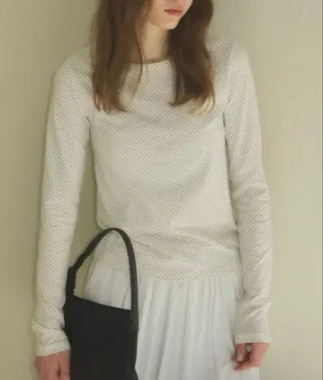 GIUNON mini dot long t-shirt