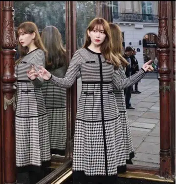 Herlipto Montaigne Knit Long Dress