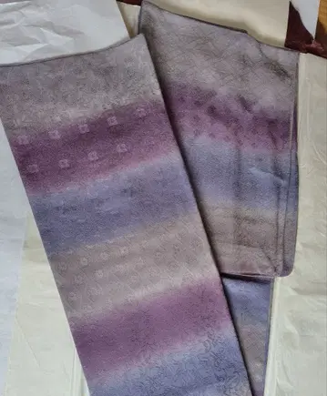 코몬 기모노 보라색 계열 그라데이션