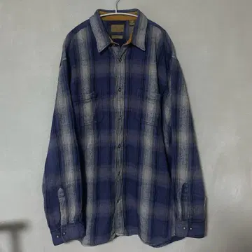 90s 00s STJOHN'S BAY 옴브레 체크 빈티지 XL