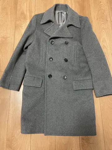 BEAUTY & YOUTH 그레이 롱 피코트