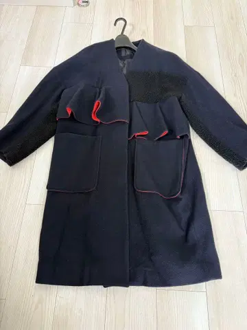 Yori 프릴 롱 코트