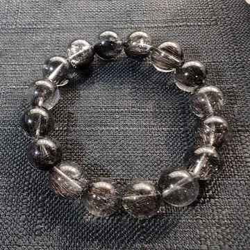 블랙 루틸 쿼츠 팔찌