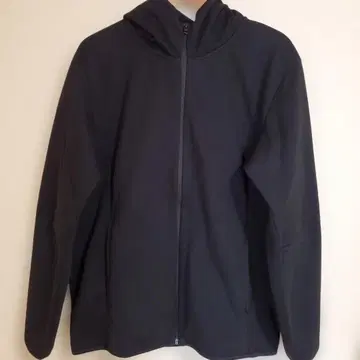 UNIQLO 유니클로 블록 테크 후드티 블랙 XL