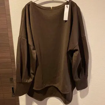 새상품 다크 브라운 돌먼 슬리브 긴팔 상의