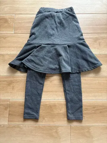 KHARISANGEL 플레어 스커트 레깅스 세트 M 그레이