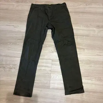 다크 그린 치노 팬츠 허리 88cm