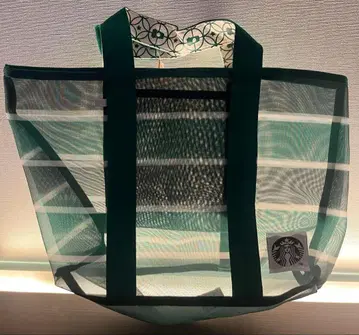 대만 스타벅스 메쉬 토트백