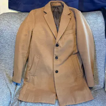 INHERIT 브라운 체스터 코트 M 사이즈