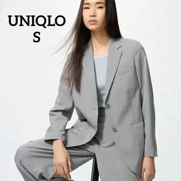 [ 새상품급 ] 유니클로 UNIQLO 감동 자켓 릴랙스핏 그레이