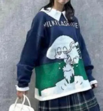 니코앤드 마코 로드리게스 콜라보 그래픽 니트