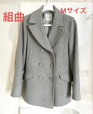 쿠미쿄쿠 KUMIKYOK 울 피 코트 M 사이즈