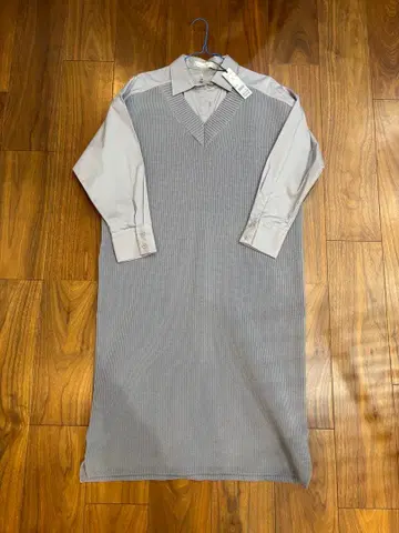 이네드 긴팔 원피스 새상품 프리 사이즈