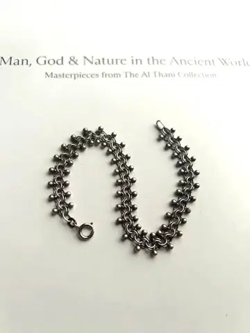 빈티지 실버 925 체인 팔찌