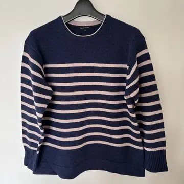 TRANS WORK 스트라이프 긴팔 니트