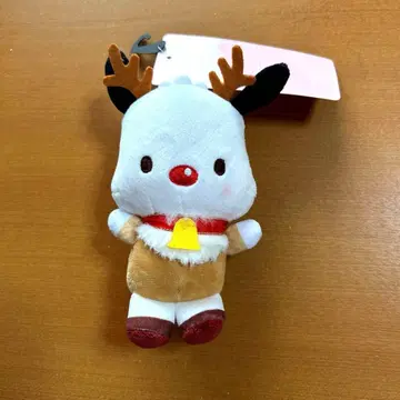 [ 새상품 ] 산리오 포차코 마스코트 참 크리스마스 루돌프