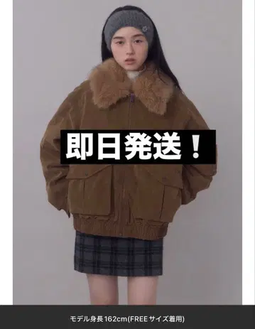 SLY [ 완판 컬러 ] 워시드 퍼 블루종