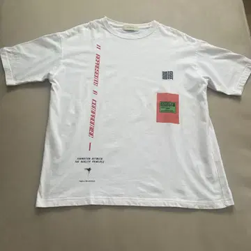 JieDa 그래픽 T셔츠 화이트