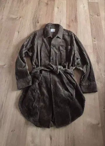 산타쿠 코듀로이 자켓 벨트 M 사이즈