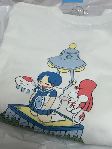 M 사이즈 아라이 케이이치 아메미야 씨 백 프린트 T셔츠