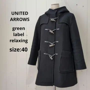 그린 라벨 릴랙싱 A라인 더플 코트 블랙 40