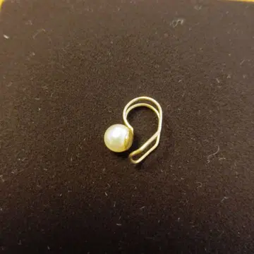 K10 펄 장식 이어 커프 한쪽 귀