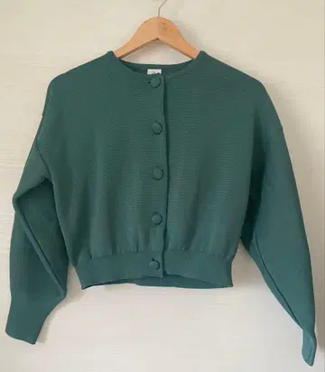 도트앤스트라이프 차일드우먼 가디건 그린