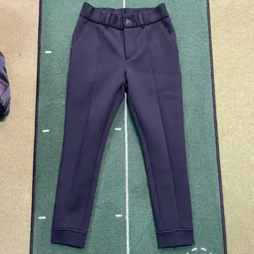 SLDO 4 S 사이즈 새상품 라이트 더블 니트 리브 팬츠 블랙