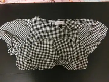 [ Randy ] 깅엄 체크 반팔 원피스