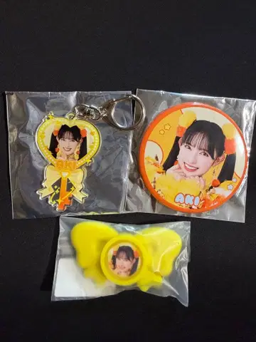 스다 아키 팀 긴 복권 캔 배지 열쇠 모양 키링 응원봉 액세서리