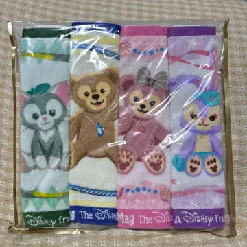 도쿄 디즈니 씨 더피 핸드 타월 4개 세트