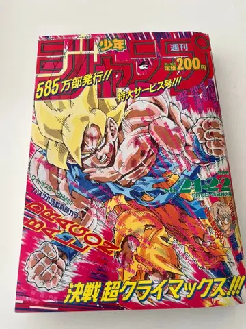 드래곤볼 주간 소년 점프 레어 1991년 No. 21 22 복각판