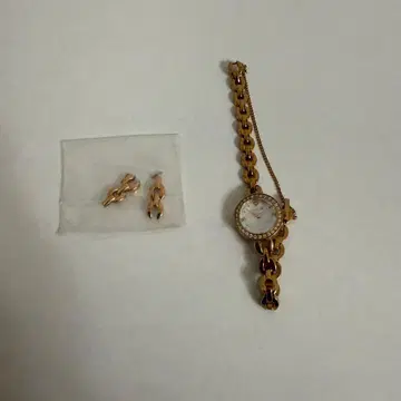 canal 4C 골드 손목시계 작동품