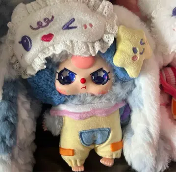 babythree MiA 봉제 인형 레어 안녕 토끼 파랑