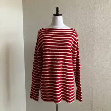 80s 90s 빈티지 SAINT JAMES 스트라이프 긴팔 니트