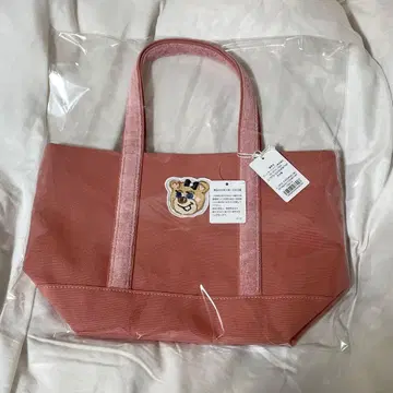 새상품 페이러 올드 테디 토트백 핑크