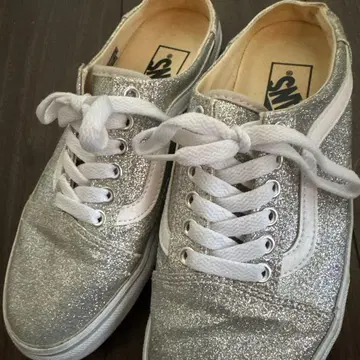 VANS 실버 글리터 스니커즈