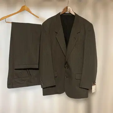 M.charman 그레이 스트라이프 수트 L