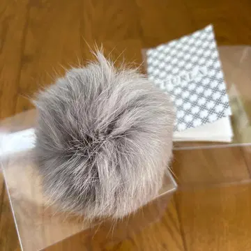 FURLA 훌라 퍼 참 그레이 새상품급 참 겨울 복슬복슬