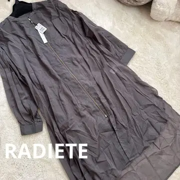 [RADIETE] 미사용 새상품 야마다야 얇은 소재 롱 차콜 그레이