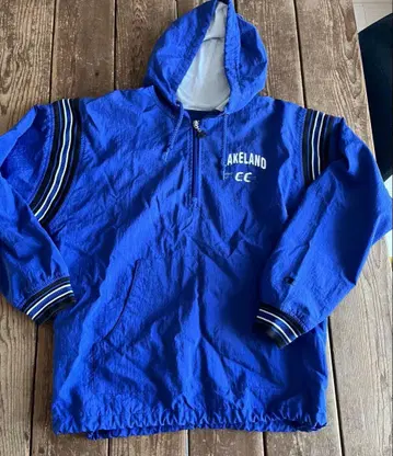 90s-00s Champion 나일론 자켓 나일론 풀오버