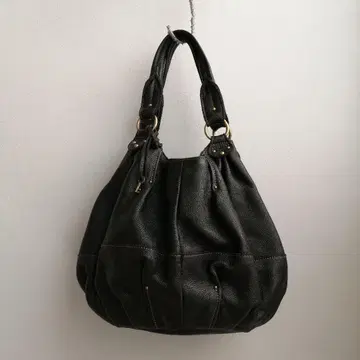 TOPKAPI TREASURE 블랙 가죽 숄더백