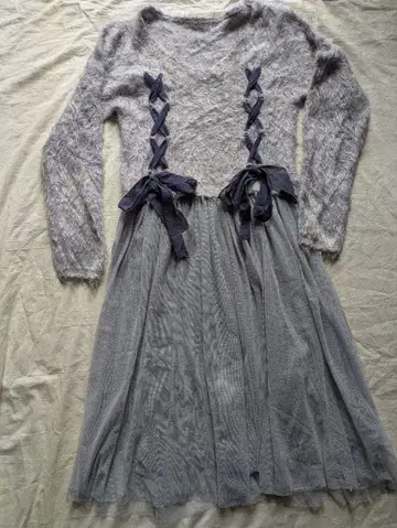 axes femme 니트 원피스 그레이