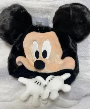 [ 새상품 ] 디즈니 미키마우스 정품 팬캡 모자 블랙