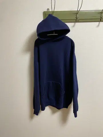 USA 러셀 애슬레틱 XL 무지 풀오버 후드티 네이비