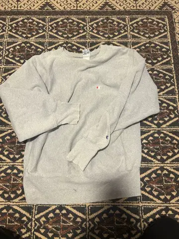 Champion Reverse Weave 그레이 맨투맨 M