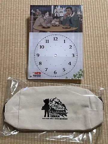 명탐정 코난  파우치 아크릴 시계