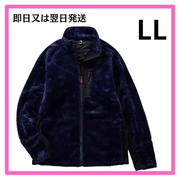 [ 새상품 ] 다이아 플리스 안감 알루미늄 자켓 LL 네이비 방한 네이비